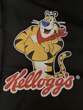 KELLOGG’S Tony the Tiger Cereal Logo BLACK String School Backpack NWT picture