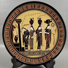 Vintage D. Vassilopoulos Athenian Maidens Replica Greek Pottery Plate Greece picture