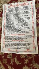 Vintage Fingal Prayer For Tourists Linen Towel, ART BUCHWALD picture