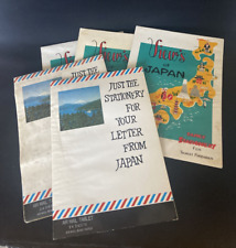 Vintage Japanese Stationery Tablets Fukuda Card Co Views of Japan Air Mail picture