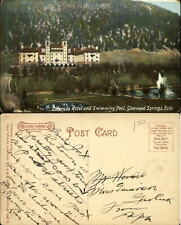 Colorado Hotel Pool Glenwood Springs Colorado vintage unmailed postcard picture