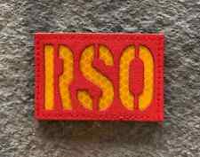 Laser Cut RSO Reflective Range Safety Officer Patch picture