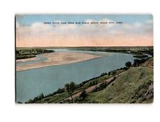 Linen Vintage Postcard Three State View War Eagle Grave Sioux City Iowa 1940 picture