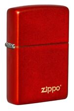 Zippo 49475ZL, Logo, Classic Metallic Red Finish Lighter, Full Size picture
