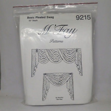M'Fay Patterns #9215 Basic Pleated Swag-20