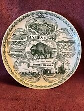 9 1/4” JAMESTOWN, ND Decorative Souvenir Plate, World’s Largest Buffalo picture