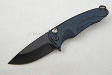 Medford Smooth Criminal Knife - Flipper w/ S35-VN & AL Handle (Blue)     (387) picture
