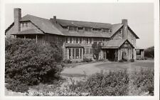 Neah-Kah-Nie Lodge Tavern Nehalem Oregon RPPC Postcard 1930-1950 EKC UNP picture
