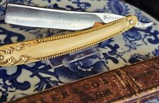 H. Boker Vintage/ Antique  Straight Razor With Box Shave Ready picture