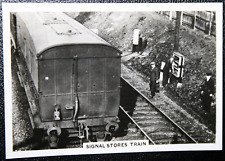 GWR    Signal Stores Train   Didcot  Reading  Vintage  1930's Photo Card  QC21MS picture
