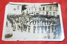 Vintage Military Press Photo by Paul Thompson - Band Concert in City near Rheims picture