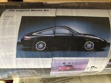 1990'S AWESOME Three-Piece Porsche Show Room Display VINYL WALL HANGING picture