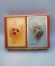 Vintage Congress Playing Cards Yorkshire Terrier In Box Robert Guzman Forbes  picture