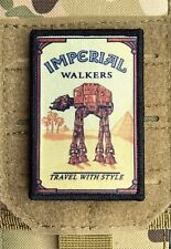 Star Wars Imperial Walker Morale Patch / Military ARMY Tactical Hook & Loop 21 picture