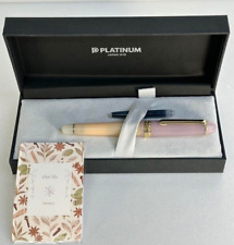 PLATINUM Fountain Pen #3776 Century NBC Nonble Chai Tea 14K Nib M Rare Boxed NEW picture