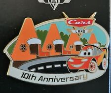 DISNEY Cars Land 10th Anniversary Cozy Cones Lightning Mcqueen LE 3000 Pin picture