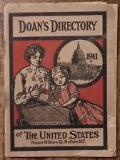 1911 DOAN'S DIRECTORY OF THE UNITED STATES FOSTER-MILBURN BUFFALO NY QUACK Z5636 picture