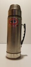 Uno Vac Unbreakable Stainless Steel Thermos Quart Vintage picture