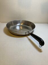 Vintage Revere Ware 12 Inch Skillet With Copper Bottom 1801 Made In NY. picture