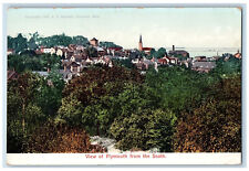 1911 View of Plymouth from the South Massachusetts MA Antique Postcard picture