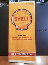 1940 Shell Delaware/Maryland/Virginia/West Virginia Vintage Road Map picture