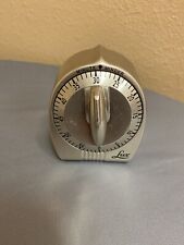 Rare Silver Stainless Colored Plastic Lux Minute Minder Kitchen Timer PARTS picture