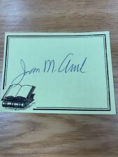 Jean M. Auel American Author Signed Bookplate Autographed New picture