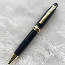 Luxury Le Grande Series Bright Black+Gold Clip 0.7mm Ballpoint Pen NO BOX picture
