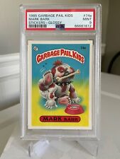 1985 Topps Garbage Pail Kids Stickers MARK BARK 74a - GLOSSY PSA 9 MINT picture