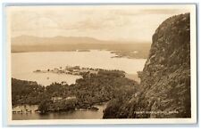 1933 Bird's Eye View Of The Mt. Kineo, Kineo Maine ME RPPC Photo Posted Postcard picture