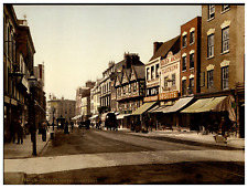 England. Gloucester. Southgate Street. Vintage Photochrome by P.Z, Photochrome  picture