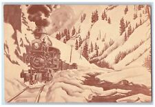 c1960s Heading For Silverton In The Dead Of Winter Colorado CO McCoy Postcard picture