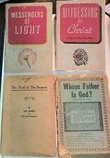 Vintage/Antique Spiritual Pamphlets, Baptist,  1930 to 1951 Or So Qty 10 picture