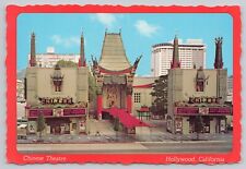 Hollywood California, Chinese Theatre, Vintage Postcard picture