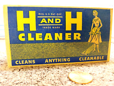Antique H and H Cleaner Box Soap Advertising -Original Soap in the Box (1950's?) picture