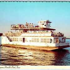1974 West Lake Okoboji, Iowa SS Empress Ferry Tour Arnold's Park Large PC A255 picture