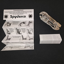 1998 ORIGINAL SPYDERCO T01P SPYDERENCH SERRATED BLADE USA STAMP AND INSTRUCTIONS picture