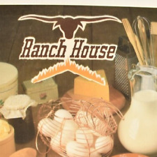 1980s Ranch House Restaurant Menu Fort Lauderdale Miami Orlando Palm Beach FL picture