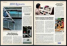 1976 IBM System 32 computer photo vintage print ad picture