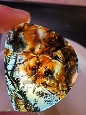 Woodward Ranch Plume Dendritic Purple Agate Polished Freeform Alpine Texas 16g picture