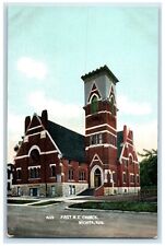 c1910 First Methodist Episcopal Exterior View Building Wichita Kansas Postcard picture