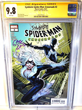 GREG LAND SIGNED SYMBIOTE SPIDER-MAN: CROSSROADS 2 (2021) CGC SS 9.8  picture