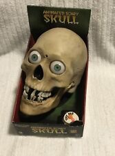 Animated Scary Skull GEMMY INDUSTRIES #27477 Sounds/Animation in BOX picture