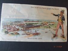 The Everett Piano 1893 Hold To Light Uncle Sam Trade Item picture