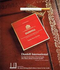  1975 Advertising Advertising 0722 Cigarette Dunhill International Select Tobacco picture
