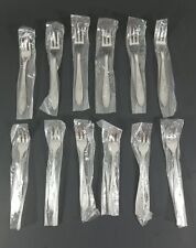 RARE Imperial Stainless FLOWER DANCE 12 Pc Flatware Forks Vintage New Old Stock picture