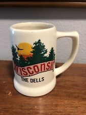 Vintage Wisconsin The Dells Stein Tankard Mug Cup picture