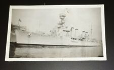 US Navy Battleship U.S.S Raleigh 1934 Brooklyn Navy Yard picture