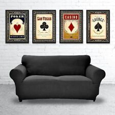 Vintage Canvas Painting Poker Spade Heart Club Modern Home Decoration Wall Art picture