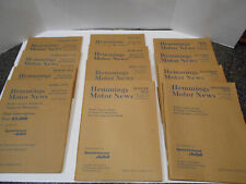 Vintage Hemmings Motor News Magazine Lot of 12 Complete Full Year 1974 picture